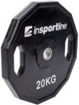 inSPORTline Gumírozott súlyzótárcsa inSPORTline Ruberton 20 kg 30 mm (15893) - s1sport Súlytárcsa