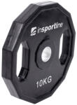 inSPORTline Gumírozott súlyzótárcsa inSPORTline Ruberton 10 kg 30 mm (15891) - s1sport Súlytárcsa