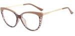 Techsuit Ochelari protectie calculator Ochelari de Calculator - Techsuit Reflex Metal (F5018-C42) - Nude Leopard (KF2310439)