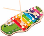 Krokodil formájú színes xilofon (KX7282)