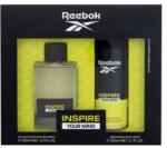 Reebok Inspire Your Mind set cadou Apă de toaletă 100 ml + deodorant 150 ml pentru bărbați