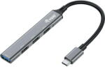 Equip Hub USB EQUIP 4-Port 3.1/C->1x3.0/3x2.0 o. Gri (128961)