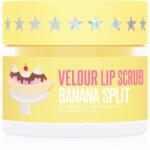 Jeffree Star Cosmetics Banana Fetish Velour Lip Scrub exfoliant din zahar de buze Banana Split 30 g