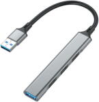 EQUIP Hub USB EQUIP 4-Port 3.0 ->1x3.0, 3x2.0 o. Gri (128960)