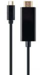 Gembird Cablu HDMI Gembird A-CM-HDMIM-02, USB-C la HDMI, 4K/60Hz, 2m (Negru) (A-CM-HDMIM-02)