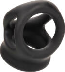 CalExotics Alpha Dual Cage Ring Black Inel pentru penis