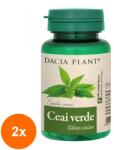 DACIA PLANT Set 2 x Ceai Verde, 60 Comprimate, Dacia Plant (CAD-2xDPL-112348)