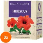 DACIA PLANT Set 3 x Ceai de Hibiscus, 50 g, Dacia Plant
