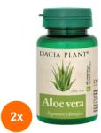 DACIA PLANT Set 2 x Aloe Vera pentru Detoxifierea si Regenerarea Organismului, 60 Comprimate, Dacia Plant (CAD-2xDPL-112257)