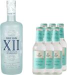 Distilleries de Provence - Gin XII - 0.7L + Cipriani - Apa Tonica Harry's Indian 6 buc. x 0.2L - sticla