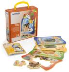Miniland Set 4 puzzle De unde provin alimentele Puzzle