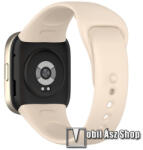  Okosóra szíj - szilikon - 121mm + 98mm hosszú - RÓZSASZÍN - Xiaomi Mi Watch Lite 3 / Xiaomi Redmi Watch 3 / Redmi Band 3