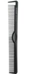 Lussoni Pieptene din Carbon pentru Tuns si Aranjat Barbati - Carbon Antistatic Barbers Cutting Comb No. 108 - Lussoni