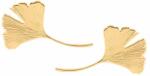 Lilou aranyozott fülbevaló Ginko - arany Univerzális méret