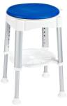 Sapho Ülőke, Sapho RIDDER forgó állítható magasság fehér/kék 150kg-ig A0050401 (A0050401)