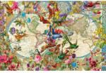 Ravensburger Puzzle Harta Lumii Cu Fauna Si Flora, 3000 Piese (RVSPA17117) - ookee Puzzle