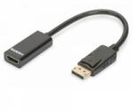 ASSMANN Adaptor DisplayPort la HDMI Digitus AK-340400-001-S Negru 15 cm