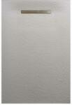 AREZZO design design SOLIDSoft zuhanytálca 160x100 cm, BETON, egyenes lefolyóval AR-100160LINC (AR-100160LINC)