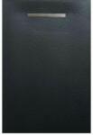 AREZZO design design SOLIDSoft zuhanytálca 140x90 cm, ANTRACIT, egyenes lefolyóval AR-90140LINA (AR-90140LINA)