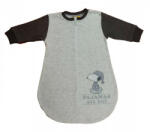  Hosszú ujjú pamut hálózsák Snoopy mintával 1, 5 TOG (68) - grafit - babyshopkaposvar