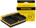 Patona Sony NP-FP50 Patona dupla USB-s kamera akkumulátor töltő (191557) (PATONA_DUPLA_USB_NP_FP50)
