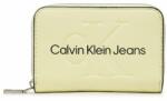 Calvin Klein Jeans Portofel Mic de Damă Calvin Klein Jeans Sculpted Med Zip Around Mono K60K607229 ZCW