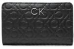 Calvin Klein Portofel Mare de Damă Calvin Klein Re Lock Bifold Wallet Emb Mono K60K610240 BAX