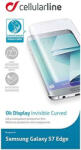 Cellularline Invisible Curved Képernyővédő fólia Samsung Galaxy S7 edge-hez (B01CINZFXS)