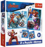 Trefl 2in1 puzzle és memóriajáték: Marvel Avengers - Bosszúállók (93333)
