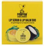 Dr. PAWPAW Scrub & Nourish Lip Scrub & Lip Balm Duo balsam de buze 16 g pentru femei