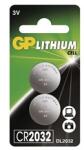 GP Batteries GP CR2032 lítium gombelem 2db/bliszter (B15323) - bestbyte