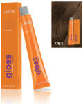 LAKMÉ COSMETICS Vopsea de par demipermanenta 7/61 blond mediu castaniu cenusiu Gloss 60ml (8429421376112)