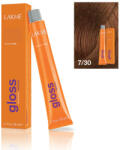 LAKMÉ COSMETICS Vopsea de par demipermanenta 7/30 blond auriu Gloss 60ml (8429421373012)