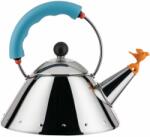 Alessi Чайник за котлон 9093, 1 л, сребро / син / оранжев, Alessi (AL90931LAZ)
