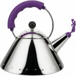 Alessi Tűzhelyi vízforraló 9093, ezüst/lila, Alessi (AL9093VA)