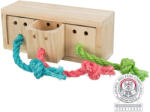 TRIXIE Snack Cube jucărie din lemn pentru papagali mari (16 x 6 x 7 cm)