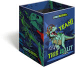LIZZY CARD Dino Cool, Dino Roar asztali ceruzatartó, karton 8x8x10cm (LIZ-23056501)