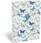 Lizzy Card XRCise Look spirál füzet A/4, kockás, 80 lapos, Seventeen, lepkék (LIZ-23060019)