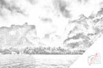  PontPöttyöző - Königssee tó, Németország Méret: 40x60cm, Keretezés: Keret nélkül (csak a vászon), Szín: Zöld