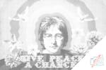  PontPöttyöző - John Lennon Méret: 40x60cm, Keretezés: Keret nélkül (csak a vászon), Szín: Fekete