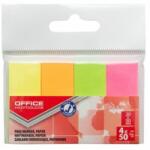 OFFICE products Semne de carte autoadezive Office Products 20x50mm neon 4x50 coli