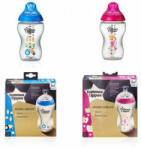 Tommee Tippee Set 2 biberoane decorate tetina silicon Closer to Nature, 340 ml, 42262181, Tommee Tippee