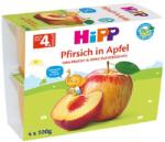HIPP Gustare cu mere si piersici 4x 100g, Hipp