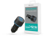 DEVIA Extreme Speed Series 30W PD+QC autós gyorstöltő USB/Type-C - fekete