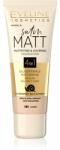 Eveline Cosmetics Satin Matt mattító alapozó csigakivonattal árnyalat 101 Ivory 30 ml
