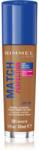 Rimmel Match Perfection folyékony make-up SPF 20 árnyalat 501 Noisette 30 ml
