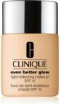 Clinique Even Better Glow Light Reflecting Makeup SPF 15 üde hatást keltő alapozó SPF 15 árnyalat WN 12 Meringue 30 ml