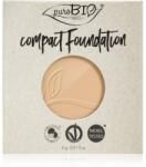 puroBIO Cosmetics Compact Foundation kompakt púderes alapozó utántöltő SPF 10 árnyalat 01 9 g