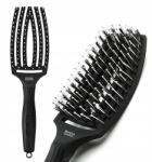Olivia Garden Perie de par de mistret+nailon Finger Combo Black Medium (5414343017291)