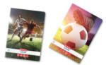 Herlitz Caiet Herlitz A4, 80 file, 70g/mp, dictando, colturi rotunjite, Motiv Fotbal (9488010)